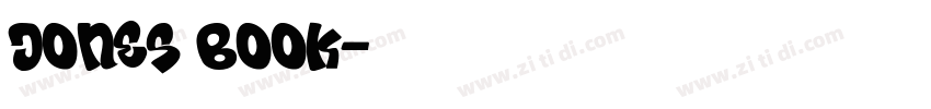 Jones Book字体转换